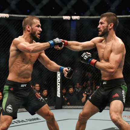 Джастин Гэтжи — Рафаэль Физиев: Обзор боя и результаты UFC 313